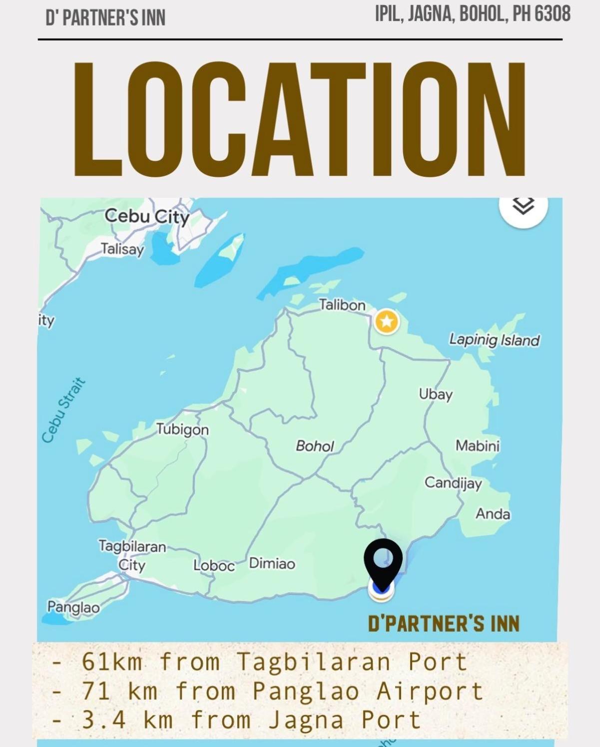D' Partner'S Inn Jagna Екстериор снимка
